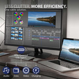 ViewSonic VP3256-4K 32 Inch 4K UHD IPS Ergonomic Monitor with Ultra-Thin Bezels, Color Accuracy, Pantone Validated, 60W USB C — VP3256-4K
