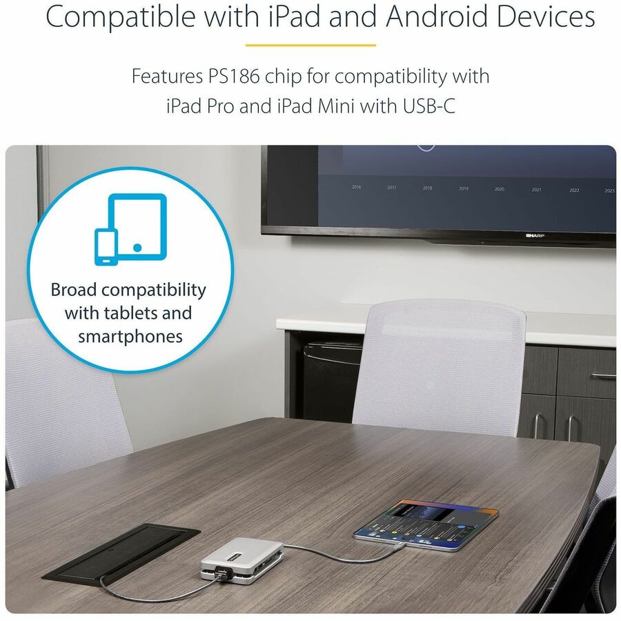 StarTech.com USB C Multiport Adapter, USB C to 4K 60Hz HDMI 2.0, 2-Port 10Gbps USB Hub, 100W Power Delivery Pass-through, GbE, SD/MicroSD — DKT31CSDHPD3
