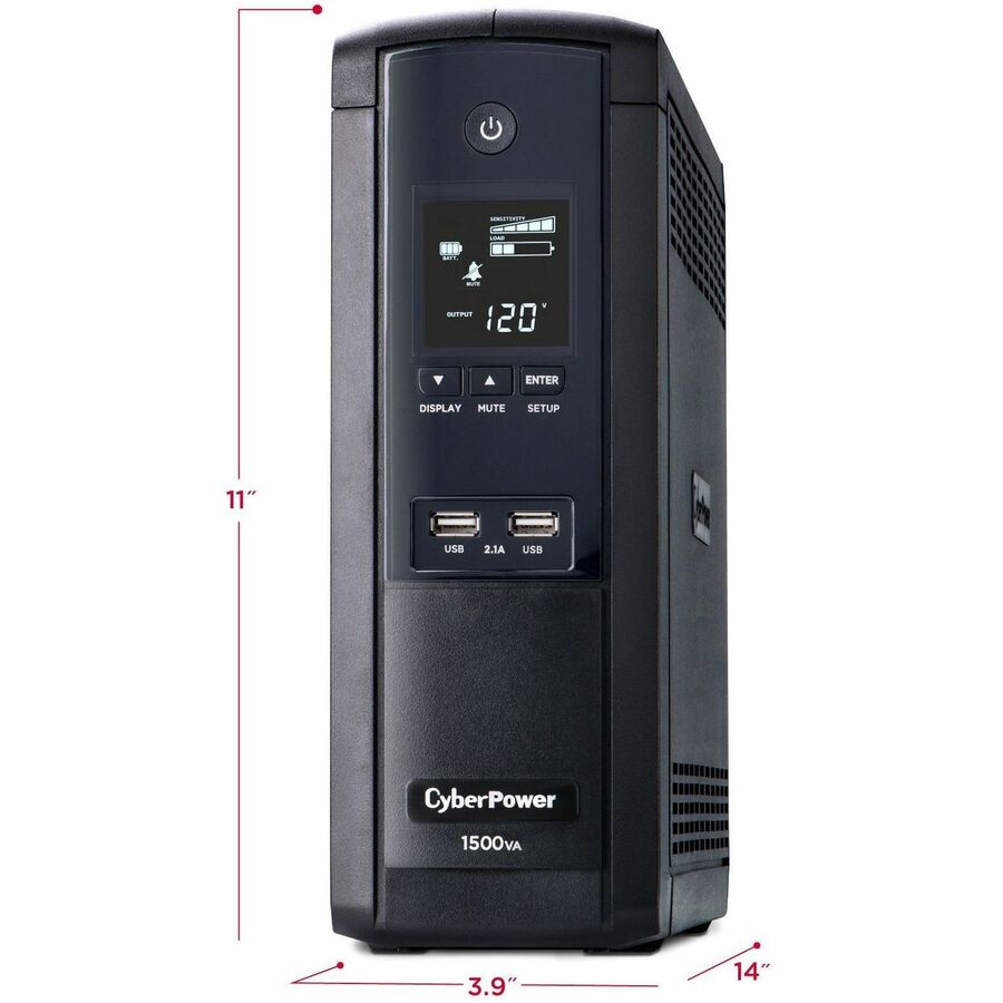 CyberPower BRG1500AVRLCD2 Intelligent LCD UPS Systems — BRG1500AVRLCD2