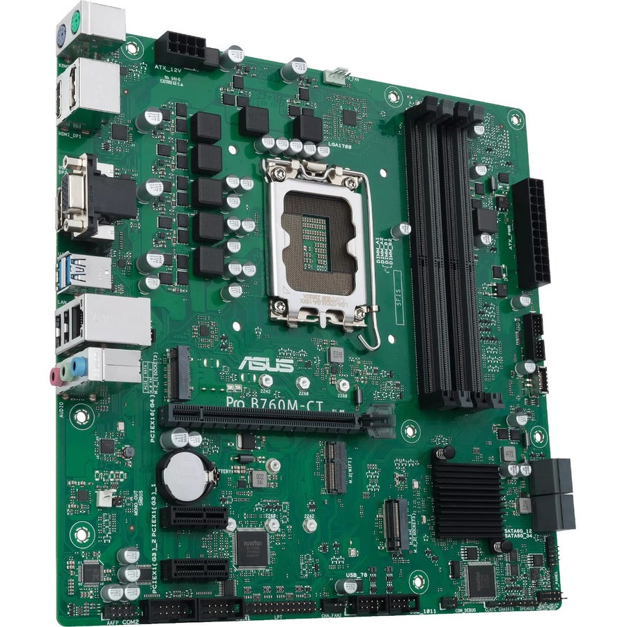 Asus Pro B760M-CT-CSM Industrial Motherboard - Intel B760 Chipset - Socket LGA-1700 - Micro ATX — ProB760M-CT-CSM