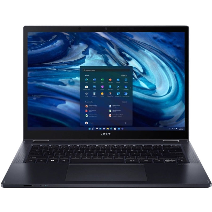 Acer TravelMate Spin P4 P414RN-41 TMP414RN-41-R305 14" Touchscreen Convertible 2 in 1 Notebook - WUXGA - AMD Ryzen 7 PRO 6850U - 16 GB - 512 GB SSD - English Keyboard - Slate Blue — NX.VUTAA.001
