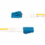 StarTech.com 2m (6.6ft) LC to SC (UPC) OS2 Single Mode Duplex Fiber Optic Cable, 9/125, 100G, Low Insertion Loss, LSZH Fiber Jumper Cord — SMLCSC-OS2-2M