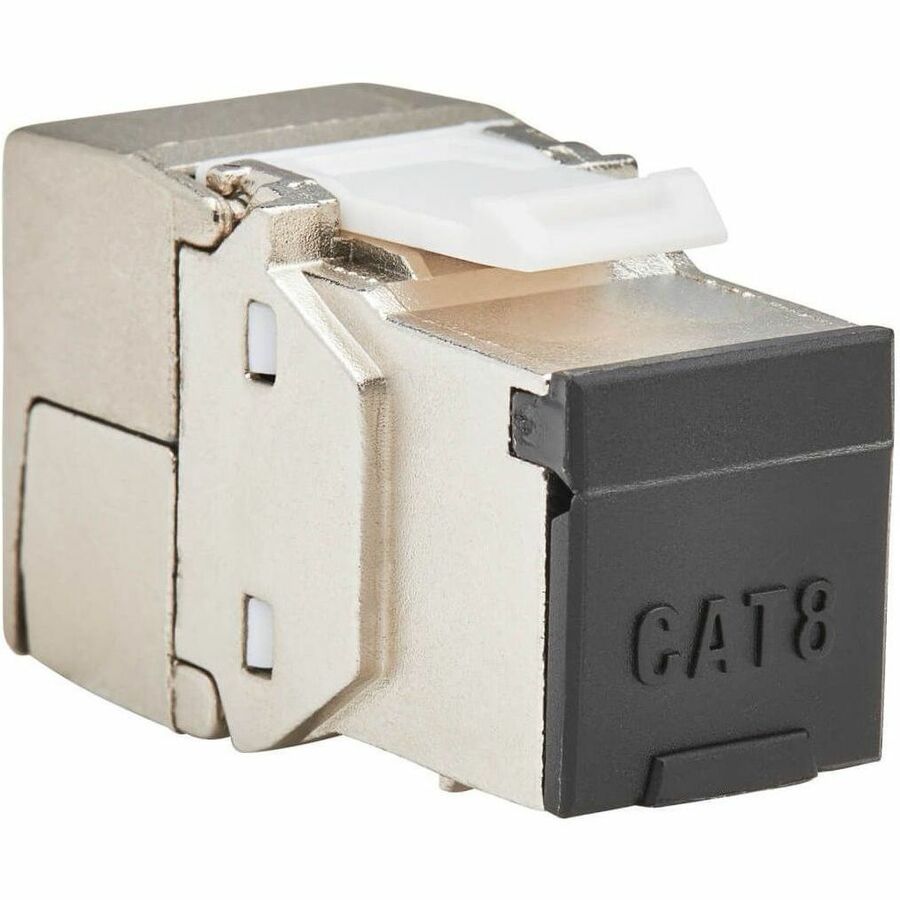 Eaton Tripp Lite Series Cat8 STP Shielded Tool-Free Keystone Jack, 568A/568B, TAA — N238-SHC8-TF-1