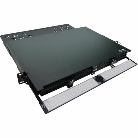 Eaton Tripp Lite Series High-Density Panel Fiber Splice Enclosure - 6 Splicing Cassettes, 144 LC/UPC SM 0.9 mm, 1.5 m Pigtail, 1U Rack — N600P-144U-6