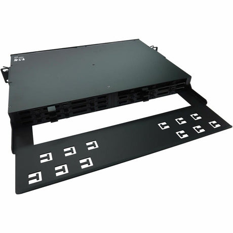 Eaton Tripp Lite Series High-Density Panel Fiber Splice Enclosure - 6 Splicing Cassettes, 144 LC/UPC SM 0.9 mm, 1.5 m Pigtail, 1U Rack — N600P-144U-6