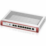 ZYXEL USGFLEX200HPBUN - High Speed UTM Cyber Security and VPN Firewall | 1 YR GOLD Bundled Licenses + 1Y Nebula Pro License | 1 PoE+ 30W Port | 2 Multi-Gig 2.5G Ports — USGFLEX200HPBUN
