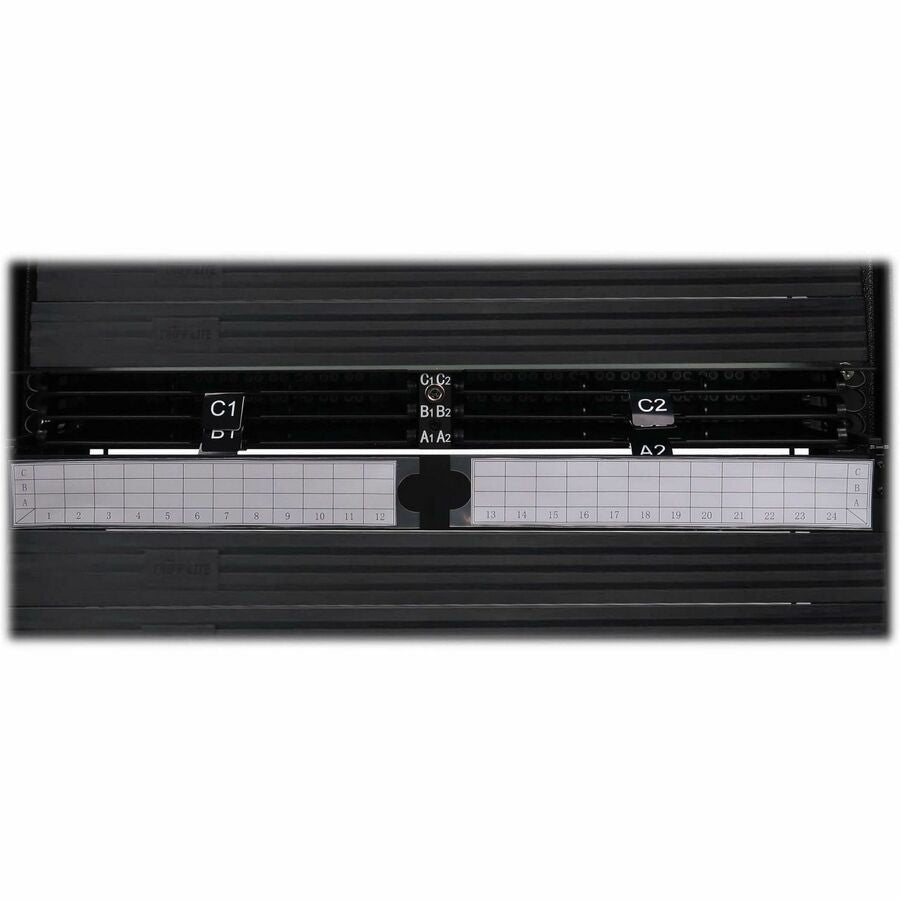 Eaton Tripp Lite Series High-Density Panel Fiber Splice Enclosure - 6 Splicing Cassettes, 144 LC/APC SM 0.9 mm, 1.5 m Pigtail, 1U Rack — N600P-144A-6