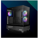 Thermaltake View 270 Plus TG ARGB Mid Tower Chassis — CA-1Y7-00M1WN-01