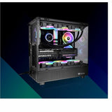 Thermaltake View 270 Plus TG ARGB Mid Tower Chassis — CA-1Y7-00M1WN-01