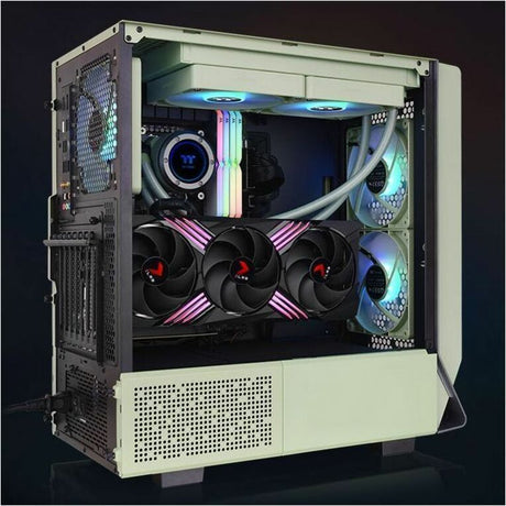 Thermaltake Ceres 300 TG ARGB Matcha Green Mid Tower Chassis — CA-1Y2-00MEWN-00