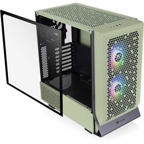 Thermaltake Ceres 300 TG ARGB Matcha Green Mid Tower Chassis — CA-1Y2-00MEWN-00