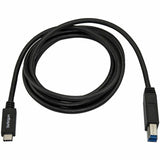 StarTech.com 2m 6 ft USB C to USB B Printer Cable - M/M - USB 3.0 (5Gbps) USB B Cable - USB C to USB B Cable - USB Type C to Type B Cable — USB315CB2M