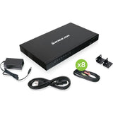 IOGEAR 8-Port USB HDMI KVMP Switch with USB Cable Sets (TAA Compliant) — GCS1808HKITU