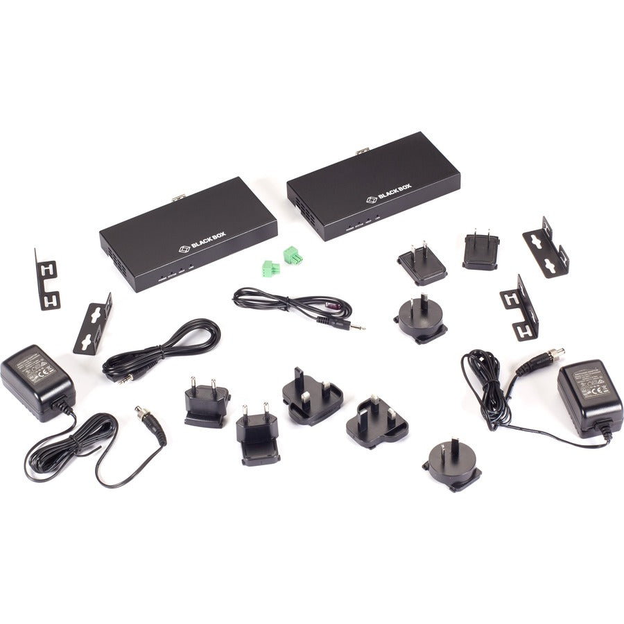 Black Box HDMI 2.0 Extender over Fiber — AVX-HDMI2-FO-HDB