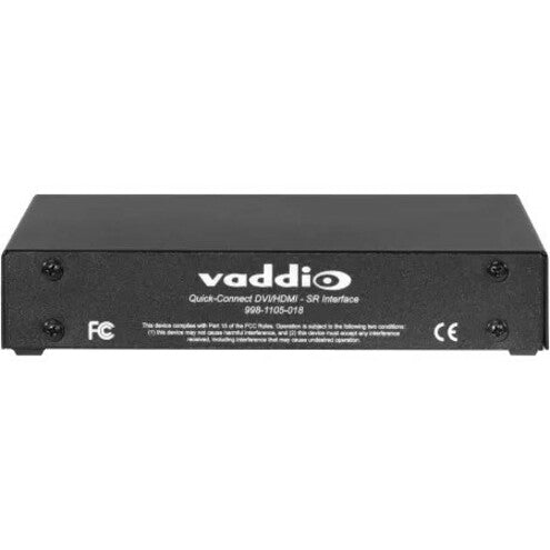 Vaddio RoboSHOT 30E QDVI Video Conferencing System - PTZ Camera - Black — 999-99160-000