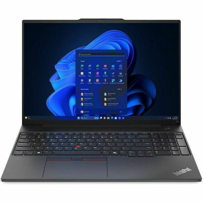 Lenovo ThinkPad E16 Gen 2 21M5000JUS 16" Notebook - WUXGA - AMD Ryzen 7 7735U - 16 GB - 512 GB SSD - English Keyboard - Black — 21M5000JUS