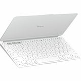 Logitech Keys-To-Go 2 Portable Wireless iPad Keyboard With Built-in Cover, Slim and Compact Wireless Keyboard for iPad, iPhone, Mac, and Apple TV, Easily Switch Between Devices (Pale Grey) — 920-012922