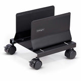 StarTech.com Computer Tower Cart, Rolling CPU Caddy on Wheels, Max 46.3lb/21kg, Adjustable PC Case Mount, Floor Stand Dolly, Steel, TAA — CPUMOBILESTND