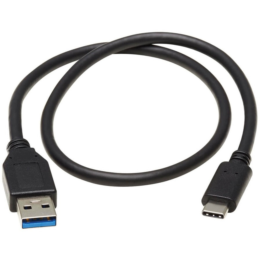 Eaton Tripp Lite Series USB-C to USB-A Cable (M/M), USB 3.2 Gen 1 (5 Gbps), Thunderbolt 3 Compatible, 20-in. (50.8 cm) — U428-20N