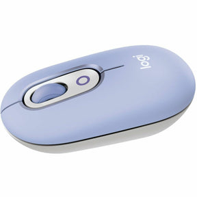 Logitech POP Mouse, Compact and Portable Wireless Bluetooth Mouse With Programmable Buttons and Quiet Clicks, Easy-Switch Between up to 3 Devices, Lilac — 910-007410