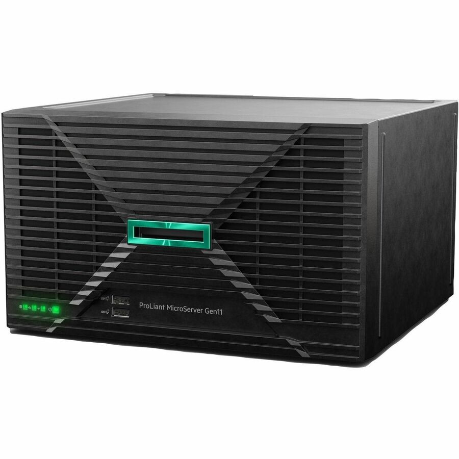 HPE SMART CHOICE ProLiant MicroServer Gen11 Ultra Micro Tower Server - 1 x Intel Pentium Gold G7400 3.7 GHz - 16 GB RAM - 1 TB HDD - Serial ATA/600 Controller — P74439-005