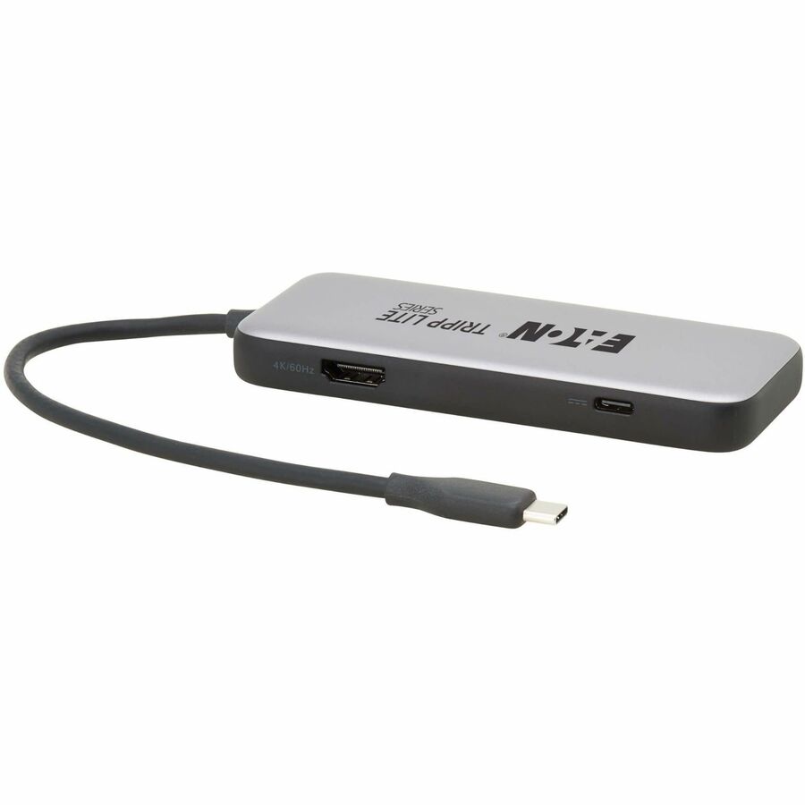 Eaton Tripp Lite Series USB-C Multiport Adapter - 4K 60 Hz HDMI, USB 3.2 Gen 2 Hub Ports, 100W PD Charging, HDR, HDCP 2.2 — U444-06N-H4U3CS