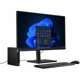 Lenovo ThinkCentre M75q Gen 5 12RQ000LUS Desktop Computer - AMD Ryzen 3 PRO 8300GE - 16 GB - 512 GB SSD - Tiny - Black — 12RQ000LUS