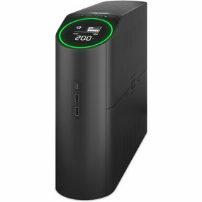 APC Back-UPS Pro for Gaming, 1500VA/900W, Tower, 120V, 10x NEMA 5-15R outlets, RGB Lights, Pure Sine Wave, Midnight (Black) — BGM1500B-US