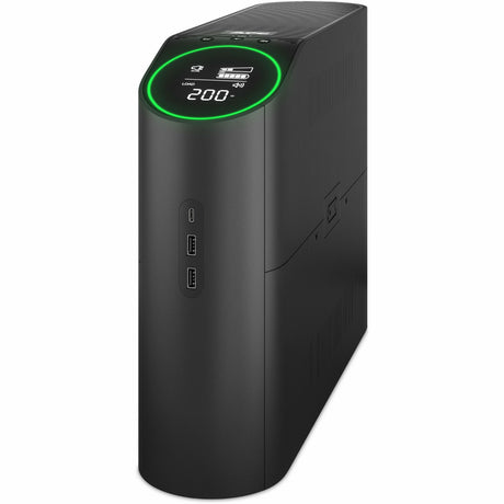 APC Back-UPS Pro for Gaming, 1500VA/900W, Tower, 120V, 10x NEMA 5-15R outlets, RGB Lights, Pure Sine Wave, Midnight (Black) — BGM1500B-US