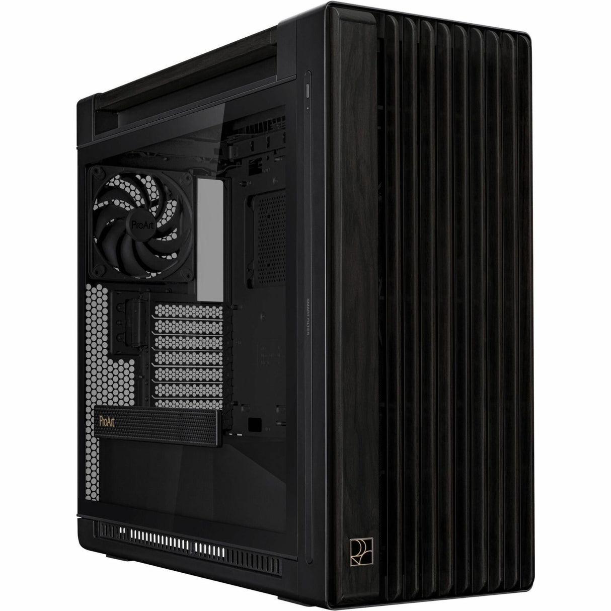 Asus ProArt PA602 Wood Edition - Tempered Glass Panel — PA602/WOOD/BLK/TG//