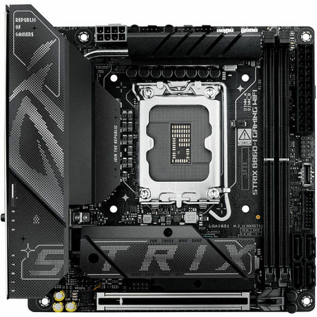 Asus ROG Strix B860-I GAMING WIFI Gaming Desktop Motherboard - Intel B860 Chipset - Socket LGA-1851 - Mini ITX — ROG STRIXB860-IGAMINGWIFI