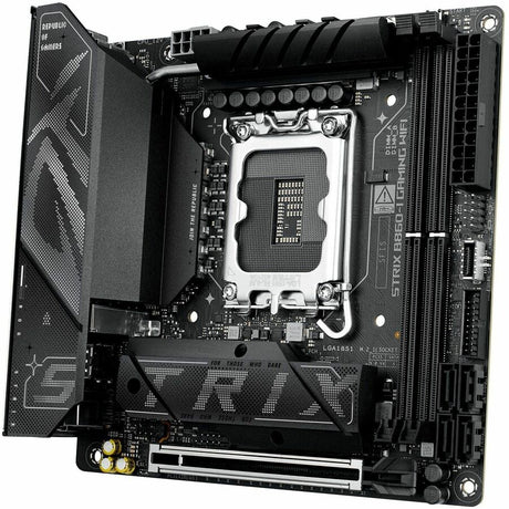Asus ROG Strix B860-I GAMING WIFI Gaming Desktop Motherboard - Intel B860 Chipset - Socket LGA-1851 - Mini ITX — ROG STRIXB860-IGAMINGWIFI