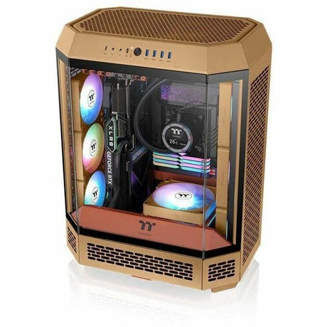 Thermaltake CT140 EX ARGB Sync PC Cooling Fan Gravel Sand (3-Fan Pack) — CL-F218-PL14GS-A