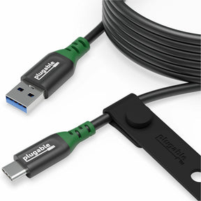 Plugable USB C to USB A Cable, USB 3.2 Gen 2 USB Cables, 3A (15W) Charging USB C Data Cable — USBC-A2M