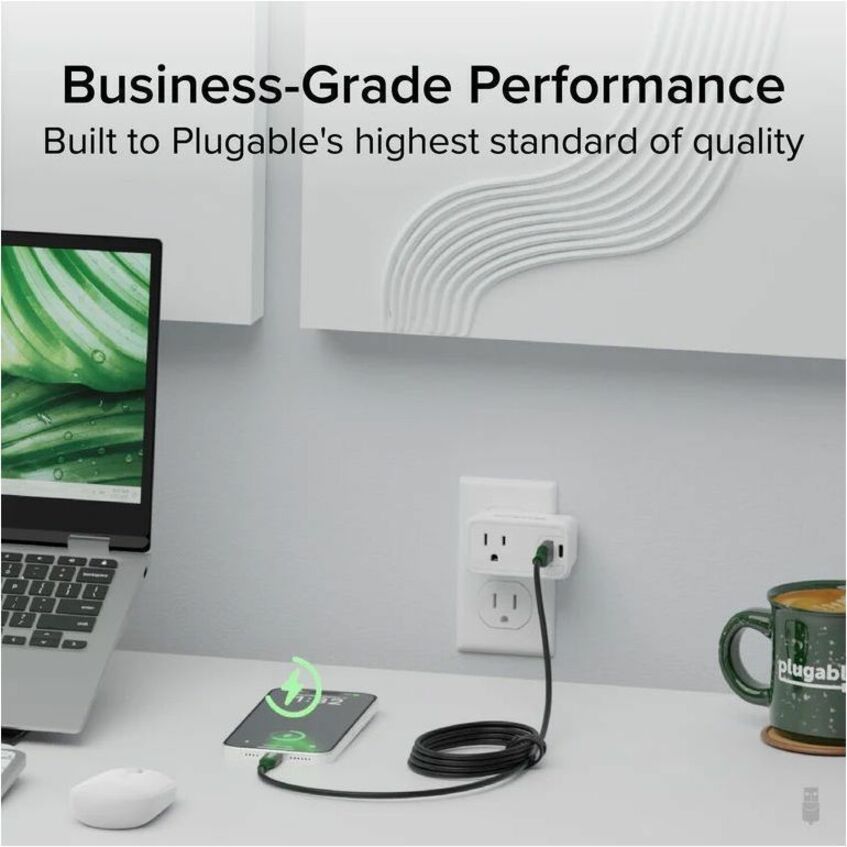 Plugable USB C to USB A Cable, USB 3.2 Gen 2 USB Cables, 3A (15W) Charging USB C Data Cable — USBC-A2M