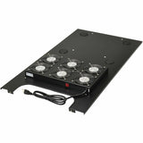 Eaton Tripp Lite Series SmartRack Roof-Mounted Fan Panel for Deep Rack Enclosure Cabinets - 6 120V Fans, 630 CFM, 5-15P Plug — SRFANROOFDP