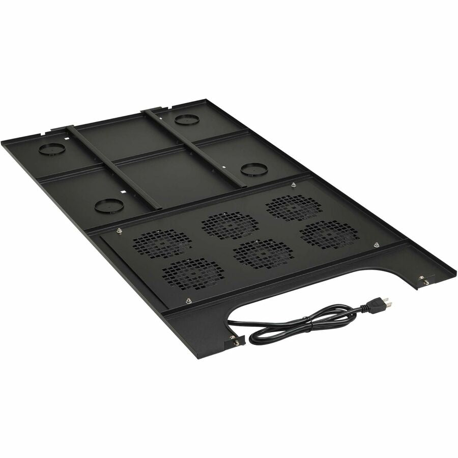 Eaton Tripp Lite Series SmartRack Roof-Mounted Fan Panel for Deep Rack Enclosure Cabinets - 6 120V Fans, 630 CFM, 5-15P Plug — SRFANROOFDP