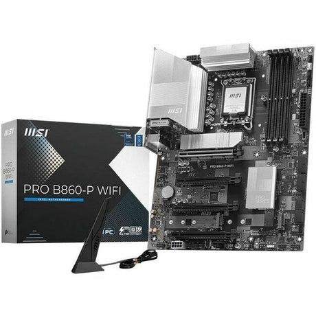 MSI Pro PRO B860-P WIFI Gaming Desktop Motherboard - Intel B860 Chipset - Socket LGA-1851 - ATX — B860PWIFI