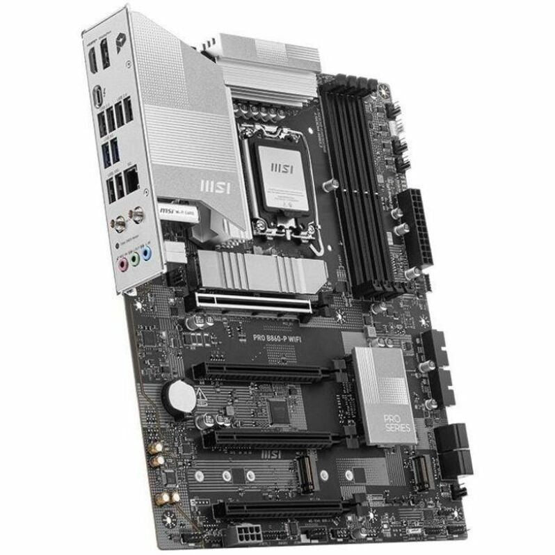 MSI Pro PRO B860-P WIFI Gaming Desktop Motherboard - Intel B860 Chipset - Socket LGA-1851 - ATX — B860PWIFI