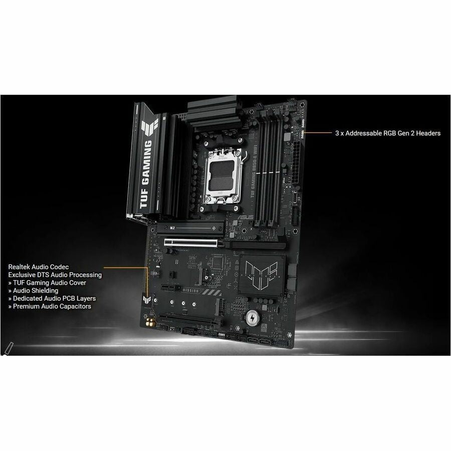 TUF GAMING B850-E WIFI Gaming Desktop Motherboard - AMD B850 Chipset - Socket AM5 - ATX — TUF GAMING B850-E WIFI