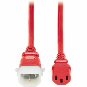Eaton Tripp Lite Series PDU Power Cords, C13 to P-Lock C14 - Heavy-Duty, 15A, 250V, 14 AWG, 10 ft. (3.1 m), Red, 6 Pack — P005-E10-ARD-6