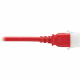 Eaton Tripp Lite Series PDU Power Cords, C13 to P-Lock C14 - Heavy-Duty, 15A, 250V, 14 AWG, 10 ft. (3.1 m), Red, 6 Pack — P005-E10-ARD-6