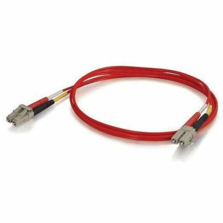 C2G-10m LC-LC 50/125 OM2 Duplex Multimode PVC Fiber Optic Cable - Red — 37379