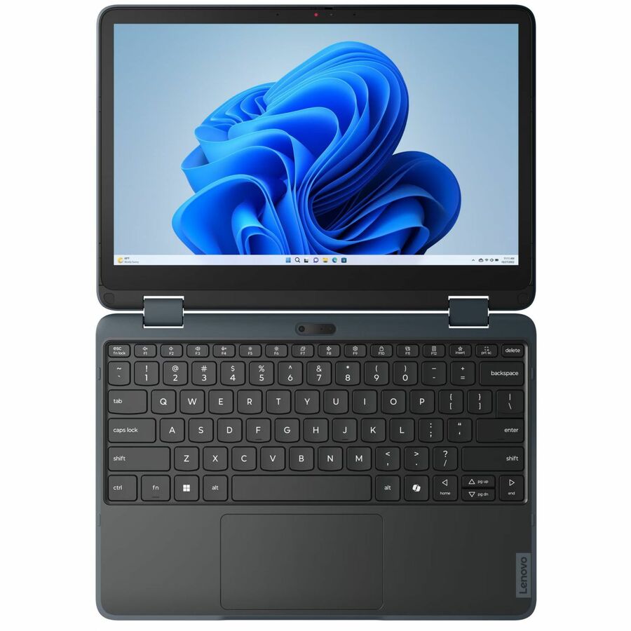Lenovo 300w Gen 5 83LF0005US 11.6" Touchscreen Convertible 2 in 1 Notebook - HD - Intel N-Series N150 - 8 GB - 128 GB SSD - English Keyboard - Slate Gray — 83LF0005US