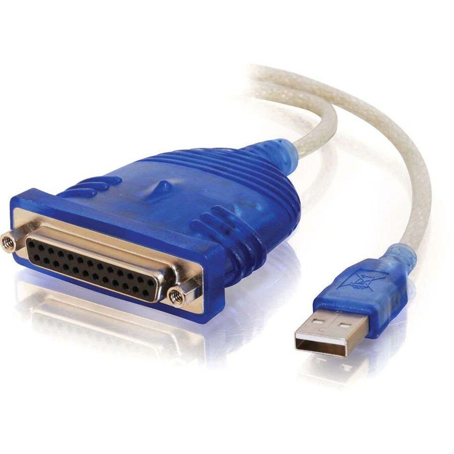 C2G 6ft USB to DB25 Parallel Printer Adapter Cable — 16899