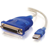 C2G 6ft USB to DB25 Parallel Printer Adapter Cable — 16899