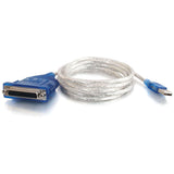C2G 6ft USB to DB25 Parallel Printer Adapter Cable — 16899