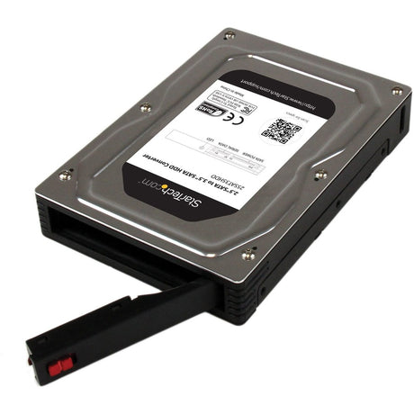 StarTech.com 2.5" to 3.5" SATA Aluminum Hard Drive Adapter Enclosure with SSD / HDD Height up to 12.5mm — 25SAT35HDD