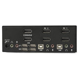 StarTech.com 2 Port Dual DisplayPort USB KVM Switch with Audio — SV231DPDDUA