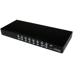 StarTech.com 16 Port 1U Rackmount USB KVM Switch with OSD — SV1631DUSBU